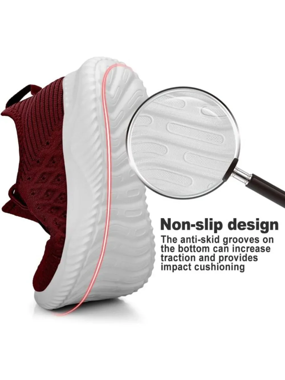 Comfortable Slip-On Walking Shoes for Men | Lightweight Running & Tennis